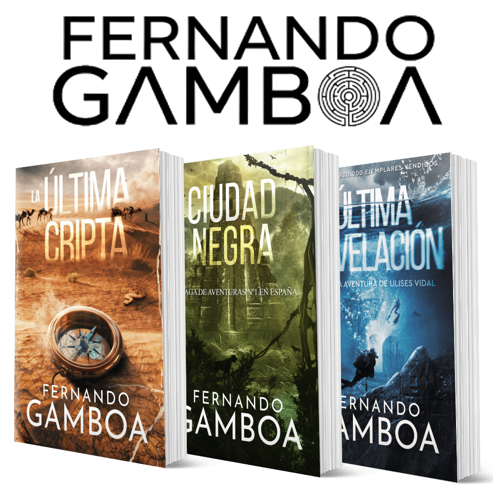 trilogia ulises vidal español- series ulises vidal- fernando gamboa- acción y aventura